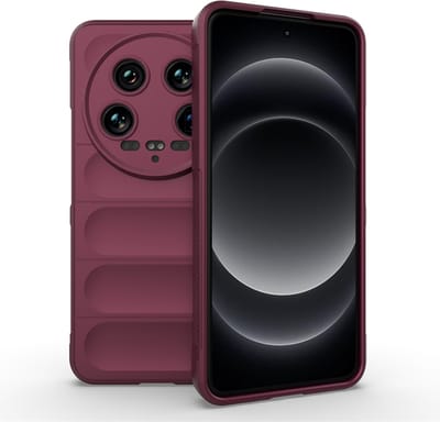 MobyDefend Hoesje - Geschikt voor Xiaomi 14 Ultra - TPU Gripcase - Paars
