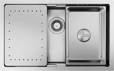 CECIPA max Spoelbak RVS 70x44CM - Spoelbak Keuken - Multifunctionele Spoelbak - Spoelbak Met Afdruiprek - Spoelbakken Keuken - Wasbak Keuken - RVS