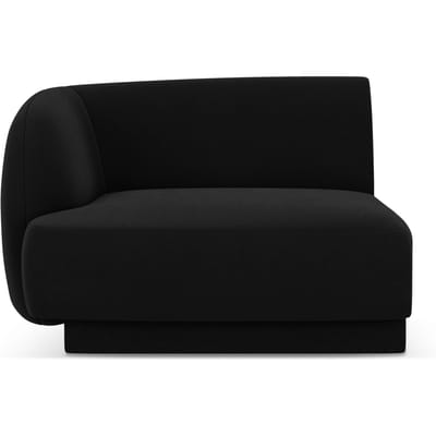 Modulair hoekelement Miley links velvet | Micadoni Limited Edition