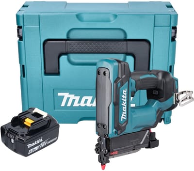 Makita DPT 353 G1J accu-spijkermachine 18 V 15 - 35 mm + 1x accu 6,0 Ah + Makpac - zonder oplader