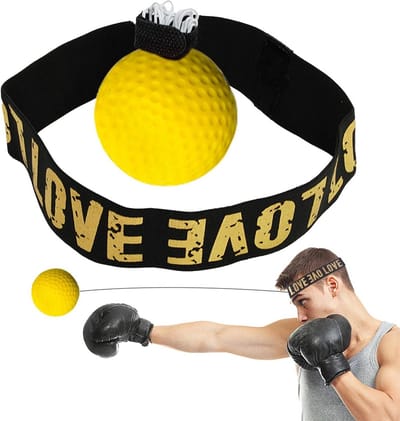 Boksreflexbal met Hoofdband voor Snelheidstraining en Hand-Oogcoördinatie