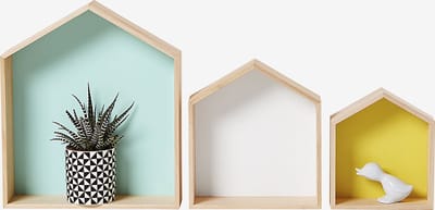 Vertbaudet Set van 3 houten huisplanken
