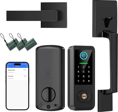 Smart Deurslot met Toetsenbord en Handvat, Keyless Instap voor Voordeur