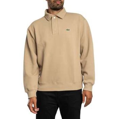 Polo Shirt Lange Mouw Lacoste Sweatshirt col polo en piqué double face