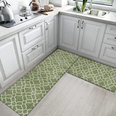 PVC Keukenvloermatten, Antislip, Oliebestendig, Afwasbaar, Wasvrij, Huishoudelijke Deuropening, Vlekbestendige Vloermatten 40x60x0.8cm