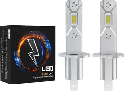 TLVX H1 30000 Lumen Perfect fit LED lampen 6000k Helder Wit (set 2 stuks), CANBUS, CSP LED CHIP, 100 Watt, Auto - Scooter - Motor - Dimlicht - Grootlicht – Mistlicht - Koplampen - Autolamp - Autolampen 12V