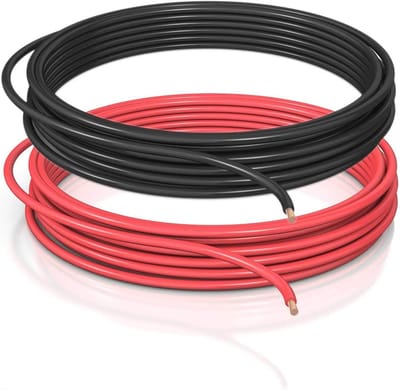 Automobiel Kabel 2,5mm² - 10m Rood/Zwart