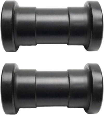 Reservewiel Fitnessapparaat - Looprol Lagerwiel - Soepele Beweging - Duurzame Constructie - 962mm Lengte 8mm Boring - Zwart