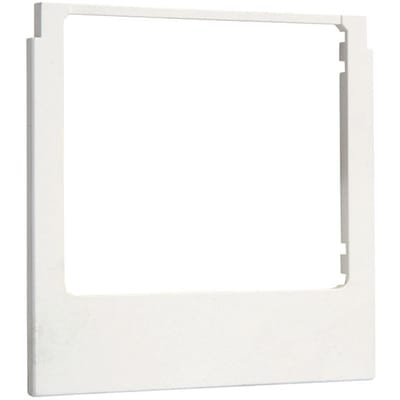 Hager Berker Hoekig Design Montuur Mat Polair Wit - WD1211 [2 stuks]