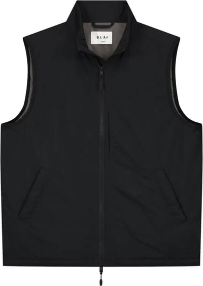 Olaf - Jas Zwart ØlÅf Nylon Vest Bodywarmers Zwart M190501