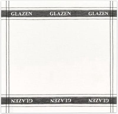DDDDD Glazen Glazendoeken/poleerdoekenset - Wit - 3 Stuks