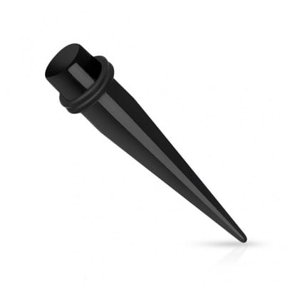 10 mm taper zwart ©LMPiercings