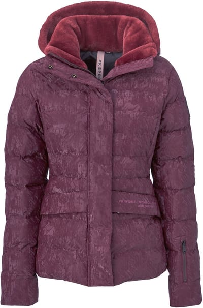 PK International - Winterjas - Dames - Wintersport - Waterdicht - Ademend - Winddicht - Gewatteerd - Capuchon - Bellisimo - Port - XS/34