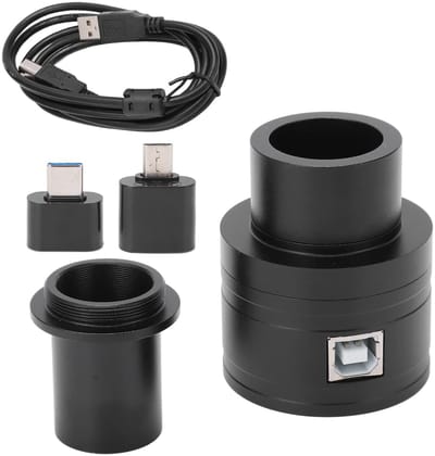 Cosensi - Telescoopoculair - Digitaal Oculair - Geschikt voor Astronomie - 1,25 Inch - Telescoopcamera - Voor Computer Mobiele Telefoon Tablet - Zw...