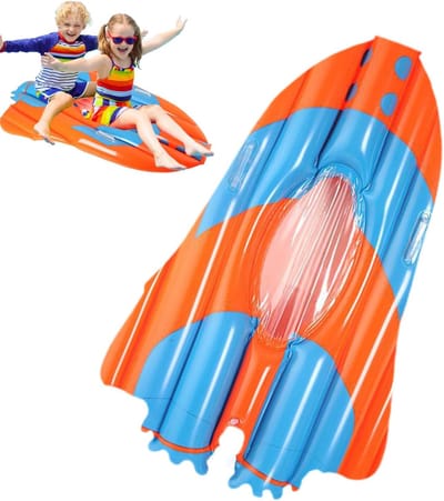 Opblaasbare body boards,Opblaasbare Antislip Mat | Vliegtuigvormig Bodyboard voor Kinderen | Geschikt voor alle kinderen, volwassenen, mannen, vrouwen, , zwembad, water, en outdoor board