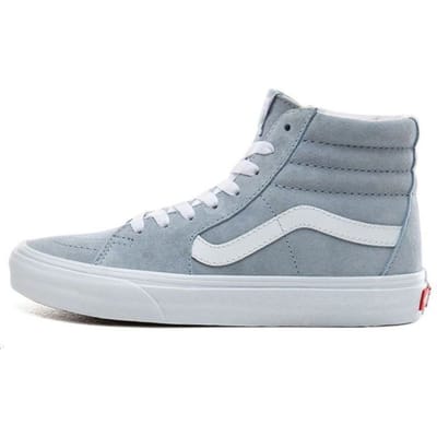 Vans Sk8 Varkensleer Antislip Duurzaam Ademend Hoge Top Skateschoenen Unisex Skateschoenen Lichtblauw VN0A4BV6V4Z 43 gray