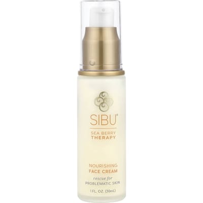 Sibu Beauty, Sea Berry Treatment, Face Nourishing Cream, 1 fl oz (30 ml) white
