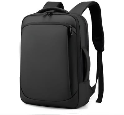 CarryQuest® - Zakelijke Reisrugzak voor Heren - USB Oplaad - Waterdicht Oxford - Slimme Opbergruimte - Ergonomisch Ontwerp - Schoolrugzak - Zwart