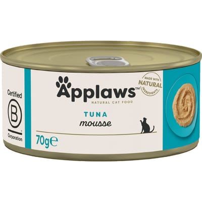 6x70g Mousse Tonijn Applaws Kattenvoer