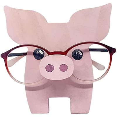 Brilrek Leuke 3D Dieren Houtsnijwerk Zonnebril Display Rack Plank Brillen Show Standhouder Showcase gray