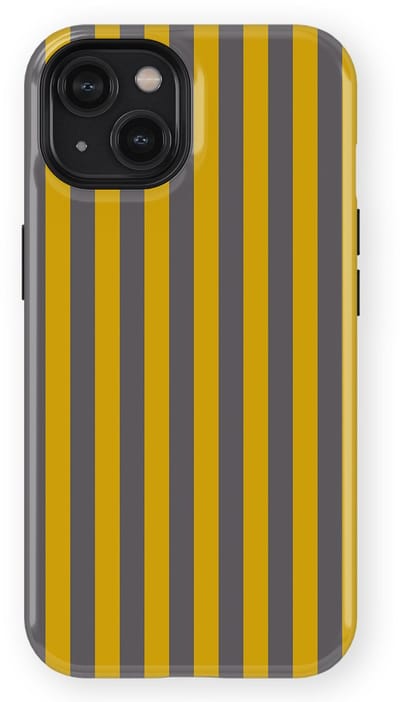 DripCase Gestreept Hoesje geschikt voor iPhone 14 | Backcover met Mag | Stripes Motief | Trendy Case geschikt voor iPhone 14 met Strepen Gravel Lane