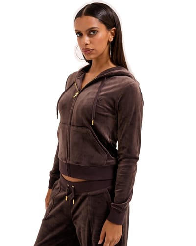 Juicy Couture Juicy Couture Robertson Hoodie Gold - Maat XS