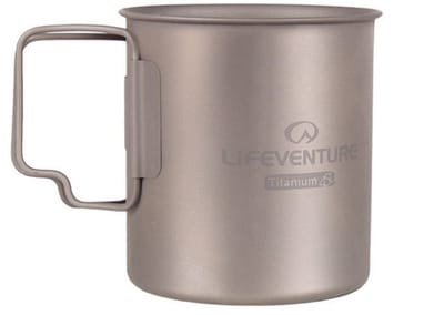 Lifeventure Beker 400 Ml Titanium Matgrijs