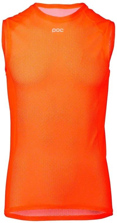 Poc Essential Layer Mouwloos Basislaag Oranje S Man
