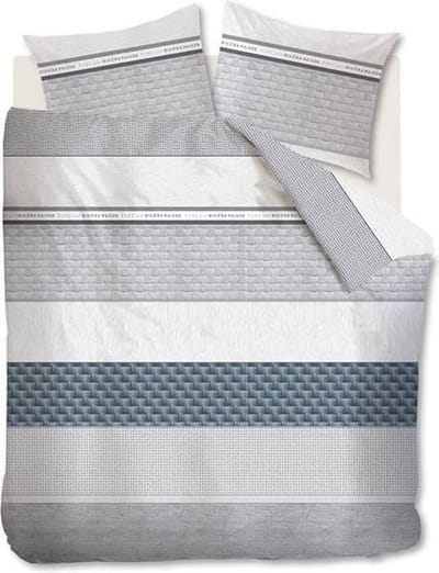 Riviera Maison Pure Resort dekbedovertrek - Lits-Jumeaux XL - 260x200/220 - Grijs