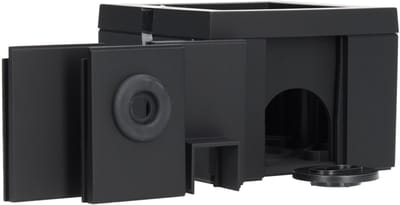 Gira opbouwbehuizing compleet met afdekraam en adapter K/P25 1-voudig - E2 mat zwart (106109)