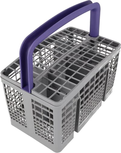 Bestekmand Vaatwasser - Beste Korftje - Vaat Reinigen - Origineel Onderdeel - 21.5 cm Hoog - Grijs