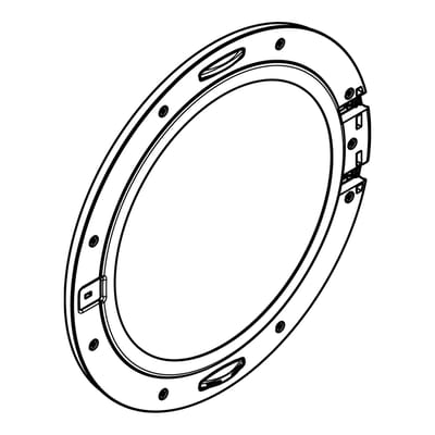 AEG deurkader, achter, grijs, Ø486 140039561208