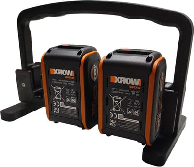 Accuhouder 6-voudig - Batterijhouder Organizer - Accu's Organiseren - Precisie Pasvorm - 6 Accu's - Zwart