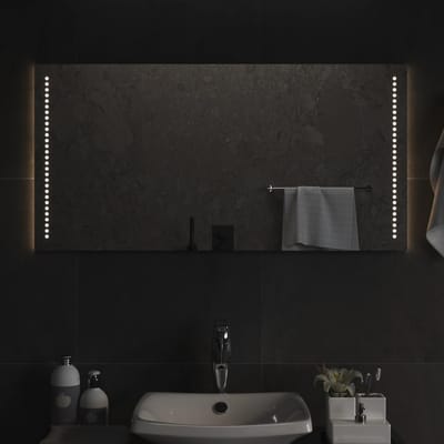 vidaXL Badkamerspiegel LED 50x100 cm