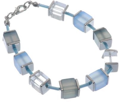 Behave - Blokjes armband - Koele pasteltrend - Voor zomerse outfits