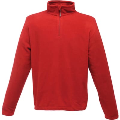 Regatta Heren Micro Zip Neck Fleece Top (170 GSM) (Klassiek rood)