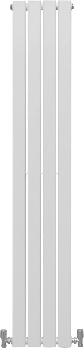 Design radiator - wit - 1600 mm x 280 mm - inclusief bevestigingskit
