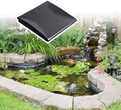 Vijverfolie - Waterfolie Tuin - Vijvers Aanleggen - UV- en Weerbestendig - 2m x 3m - Zwart