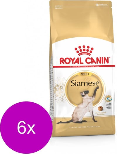 Royal Canin Siamese Adult - Kattenvoer - 6 x 2 kg