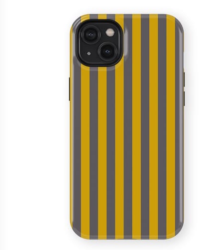 DripCase Gestreept Hoesje geschikt voor iPhone 14 Plus | Backcover met Mag | Stripes Motief | Trendy Case geschikt voor iPhone 14 Plus met Strepen Gravel Lane