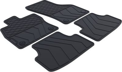 Rubber Automatten geschikt voor Audi A3 8V/8V7 - 2013-2020 - 4-delig - Uitvoering: 8VS Limousine / 8VA Sportback | Geen bevestiging achtermatten