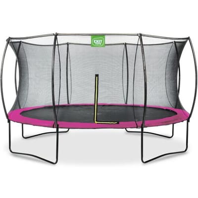 EXIT Silhouette Trampoline ø427cm - Op Poten - Rond - Trampoline Buiten - Voor Kinderen - Roze