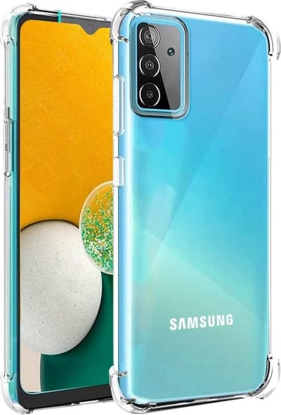 LuxeBass Hoesje geschikt voor Samsung Galaxy A13 4G - AntiShock- TPU - Transparant