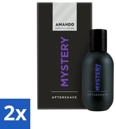 Amando Mystery Aftershave 50 ml - Voordeelverpakking - 2 stuks