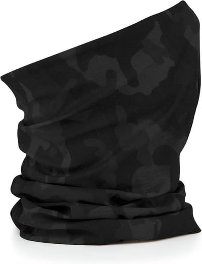 ***Midnight Camo-Bandana & FaceShield - Motorrijden - Beschermt nek en hals Morf - van Heble® ***