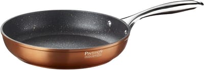 Grote Metallic Koekenpan 32 cm met Antiaanbaklaag en Inductie Geschikt
