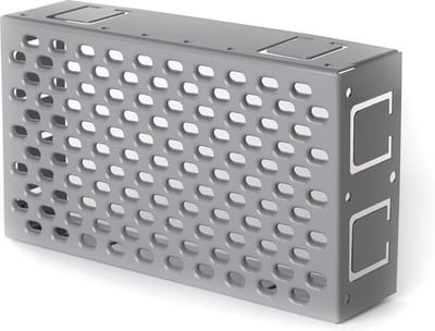 GevelFix-IN rvs inzetrooster RAL7038 210x115