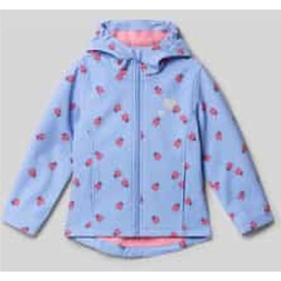 Regular fit softshell-jack met reflecterende elementen