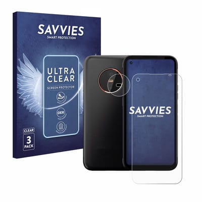 Savvies - Screenprotector voor Gigaset GX6 Pro (Voor+Camera) - Folie Beschermfolie transparant 6 Stuks