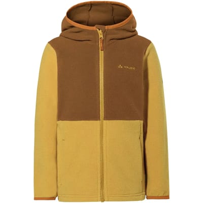 VAUDE Pulex Hooded Jacket II, Fleece jas, Kids Outdoor Sportjassen, Niet Waterdicht, Niet Winddicht, Fleece, Capuchon,